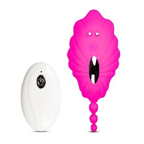 Raffish seashell 10 speeds Pink Color Remote Control vibrator
